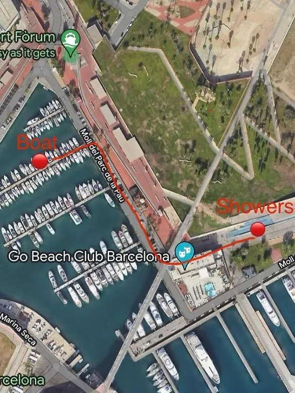 !!Boat With Ac In Port Forum 2 Bikes Included!! Hotel Sant Adria de Besos Spain